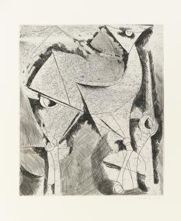 Marino Marini - Marino Marini Gravuresmarino Marini ; Marino Marini Gravures ; Aquatint ; Signed ; 1970 ; Rives Wove Paper