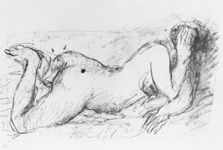 Marino Marini - Nudo disteso