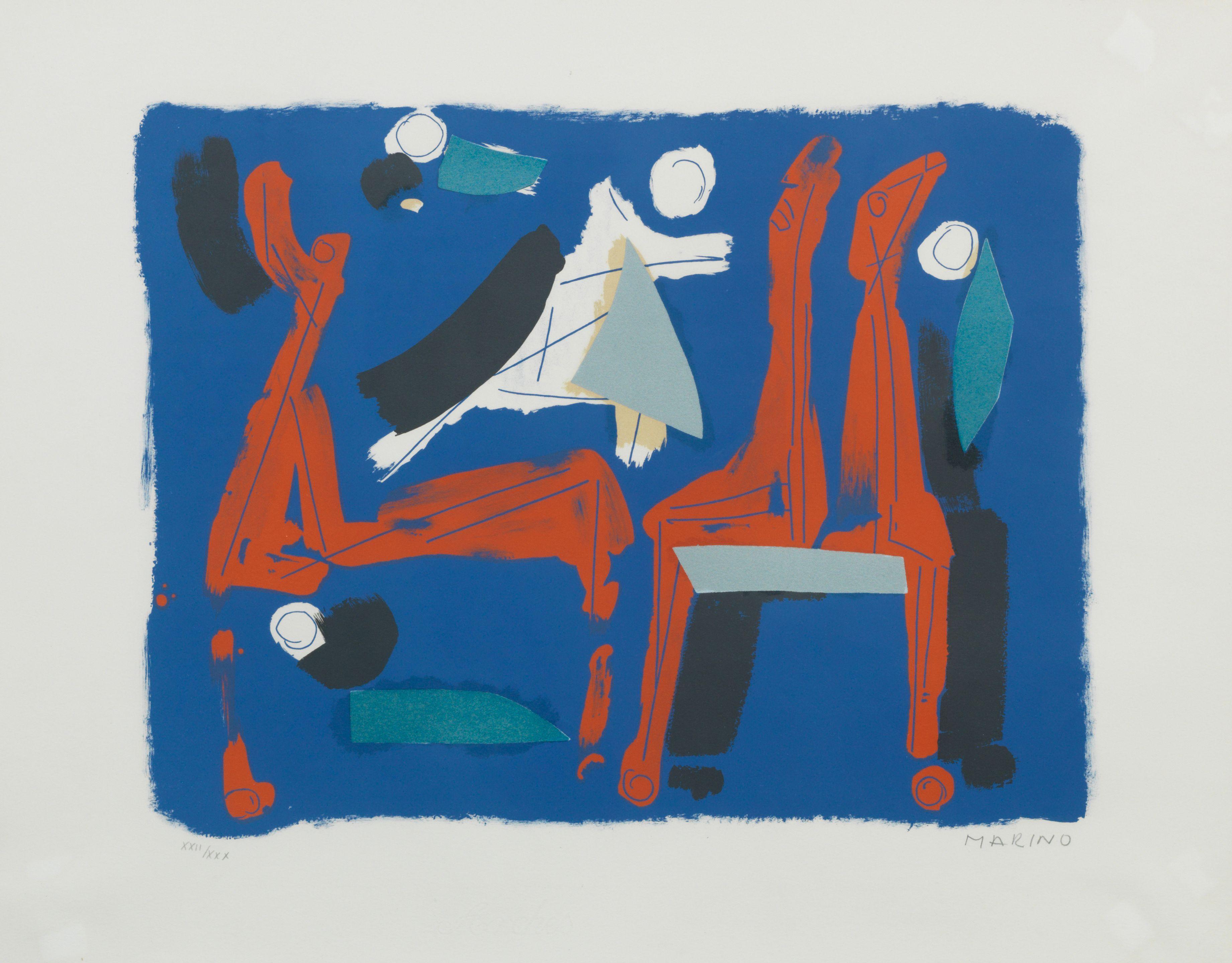 Marino Marini - One plate from Chevaux et Chevalier