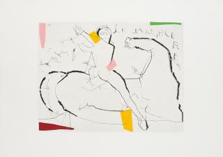 Marino Marini - Orfeo (Aus: Il Teatro delle Maschere).