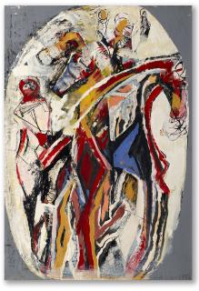 Marino Marini - Petite composition équestre II