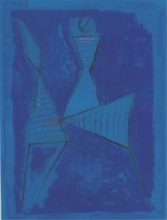 Marino Marini - Plate I, from Marino to Goethe (G. A225)