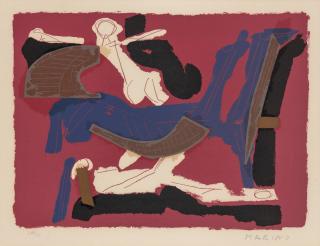 Marino Marini - Plate VI, from Chevaux et Cavaliers