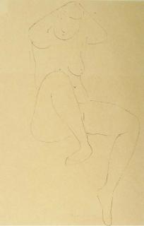 Marino Marini - Seated nude