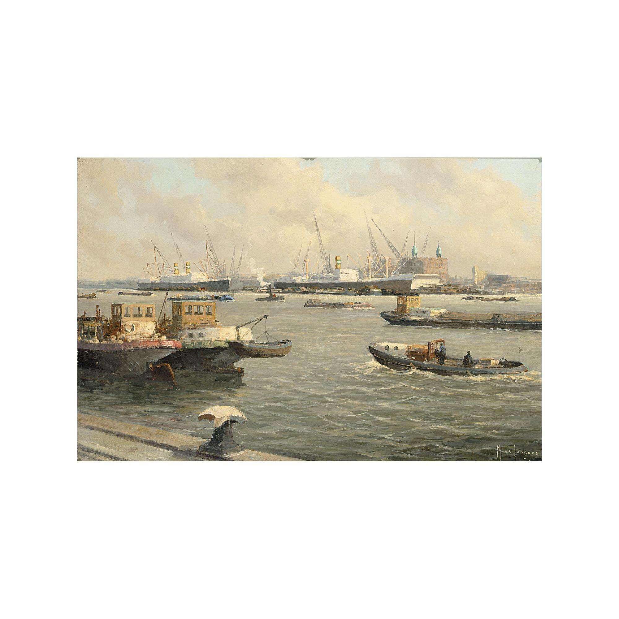Marinus Johannes de Jongere - The Rotterdam Harbour