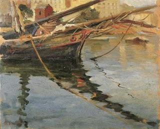 Mario Avallone - Barche in porto