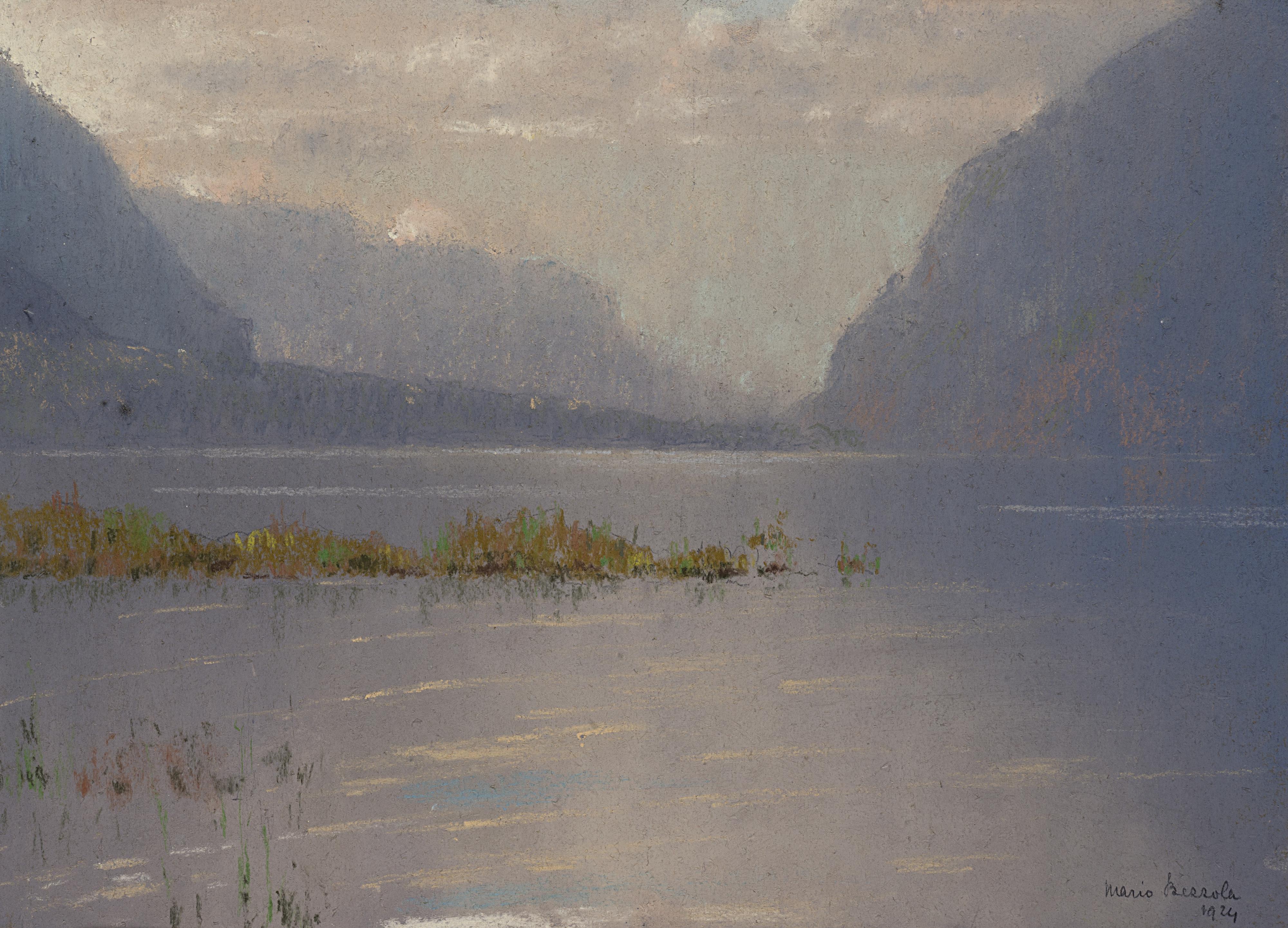 Mario Bezzola - Scorcio del lago di Lecco