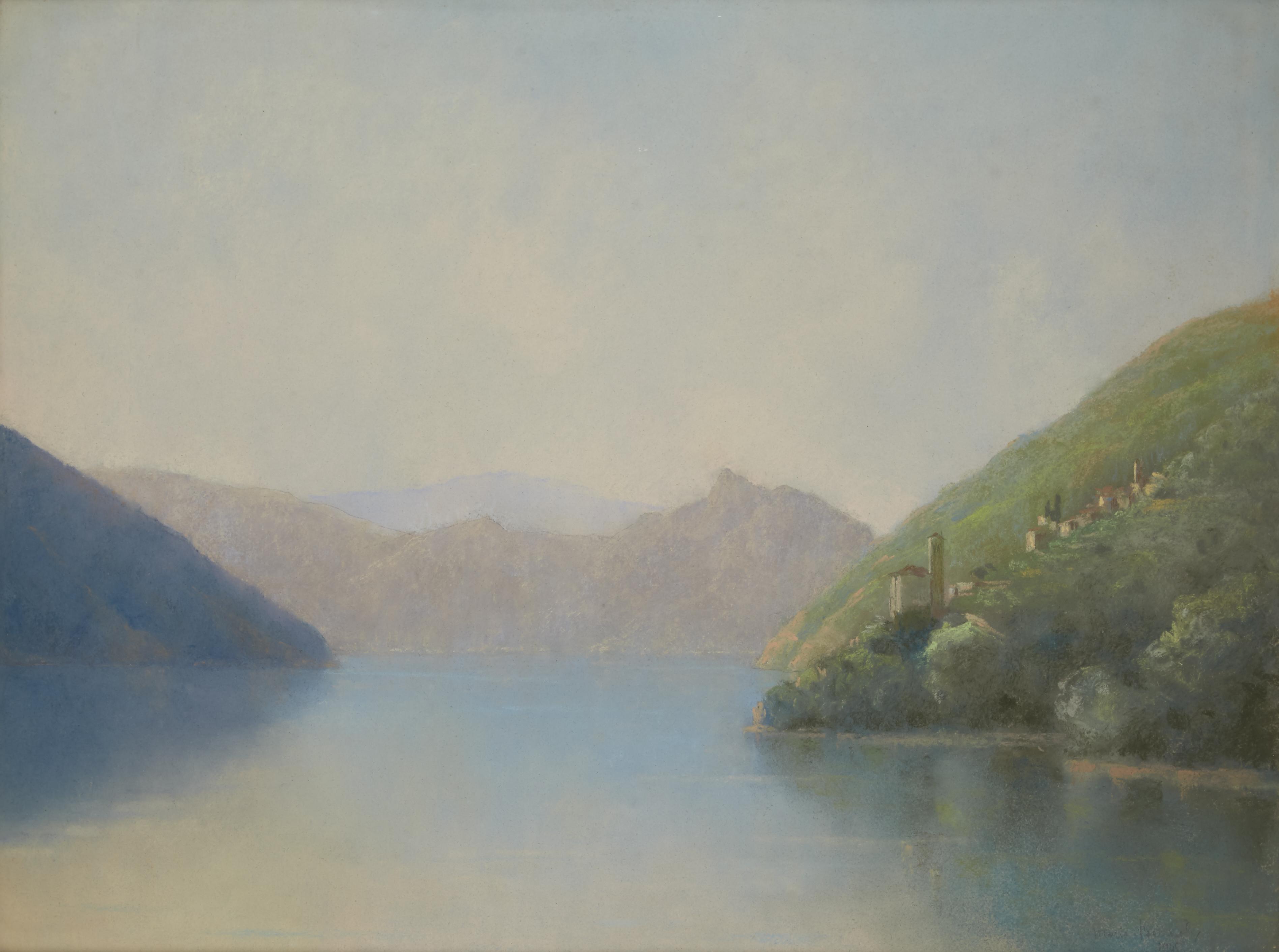 Mario Bezzola - Veduta lacustre