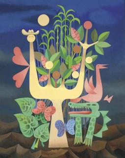 Mario Carreño - Árbol tropical