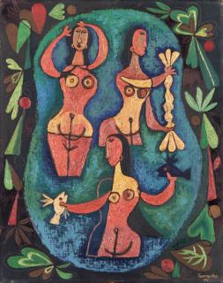 Mario Carreño - Bathers