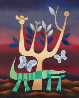 Mario Carreño - Cocodrilo (Crocodile)