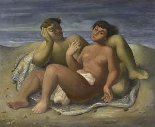 Mario Carreño - Couple on the Beach