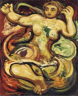 Mario Carreño - Desnudo