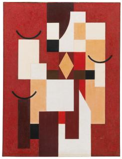 Mario Carreño - Estructura En Rojo