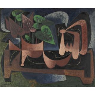 Mario Carreño - Mujer Recostada