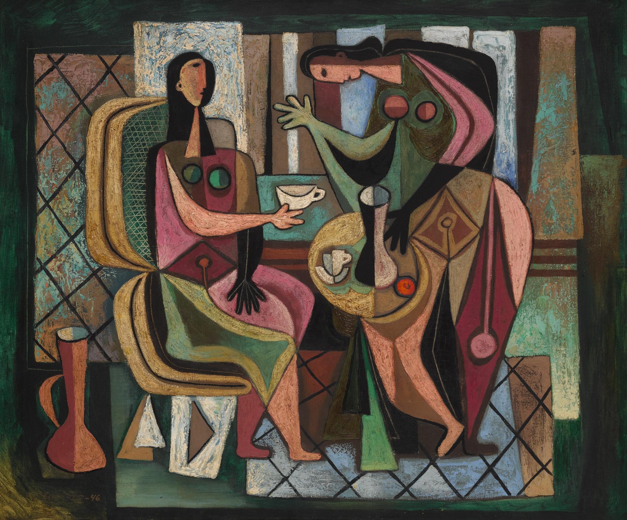 Mario Carreño - Mujeres En La Mesa