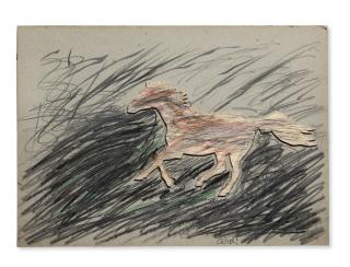 Mario Ceroli - Cavallo in corsa, 1993