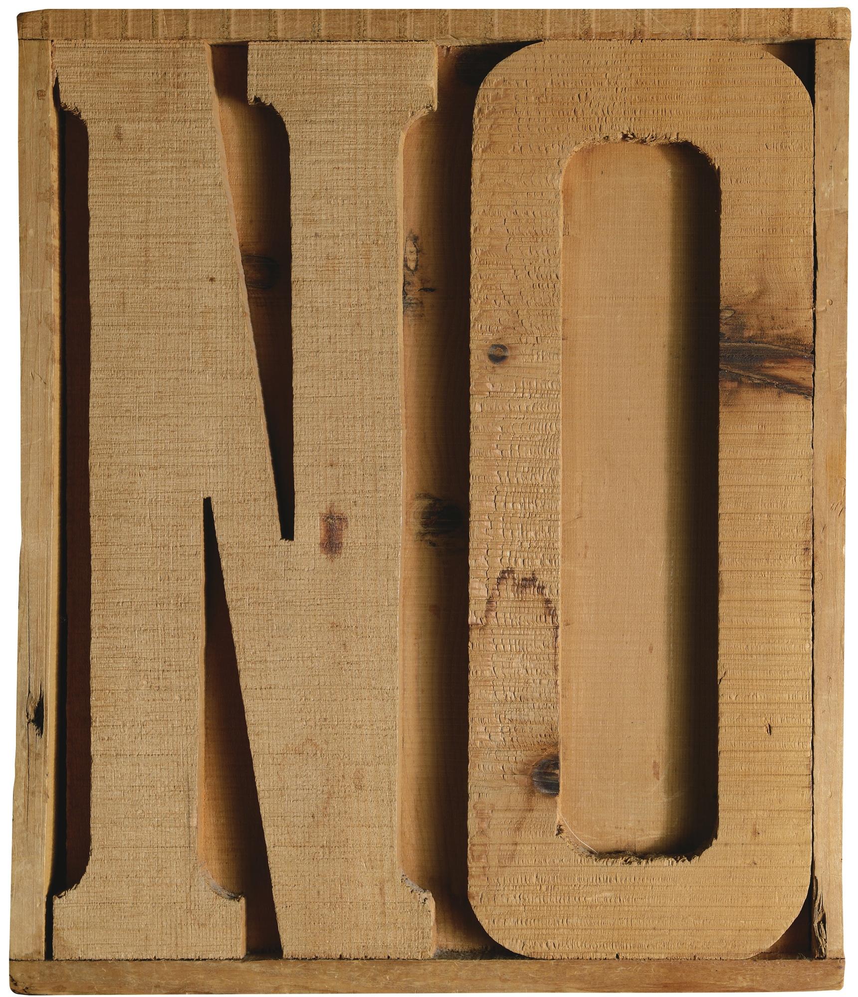 Mario Ceroli - Noshaped Wood, Executed In 1966