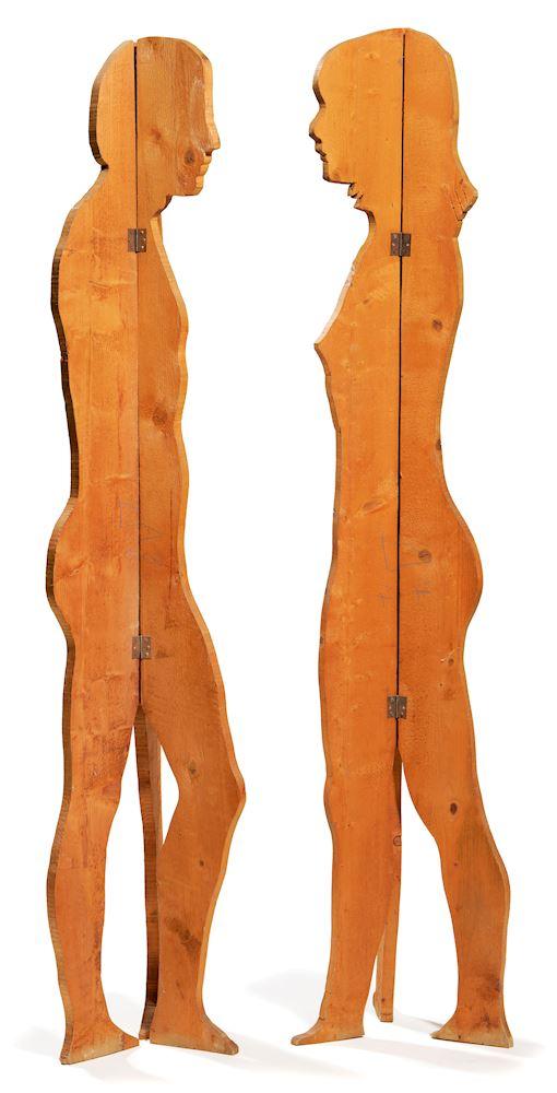 Mario Ceroli - Uomo e donna. 1968.