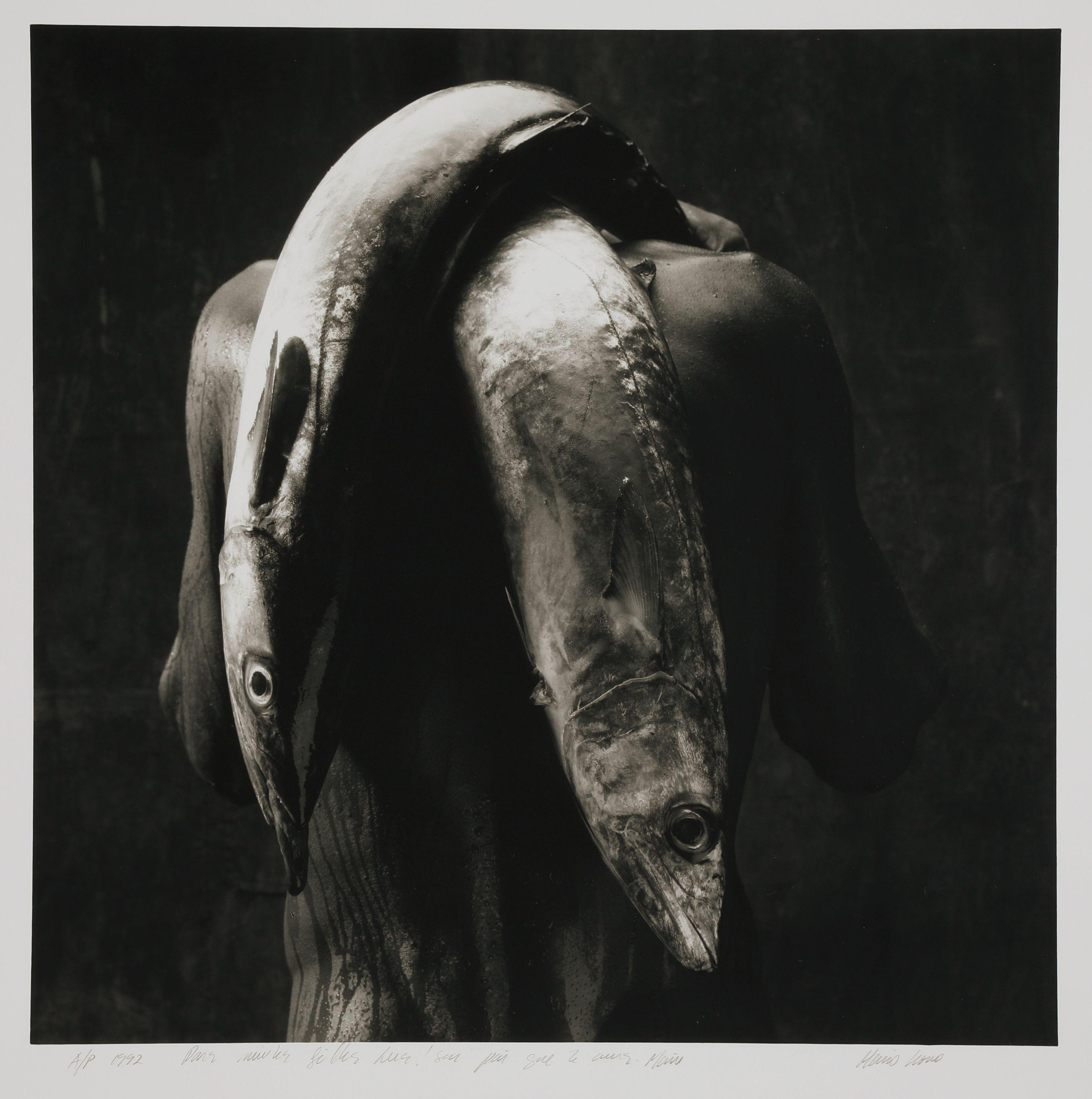 Mário Cravo Neto - Man with Two Fish, 1992