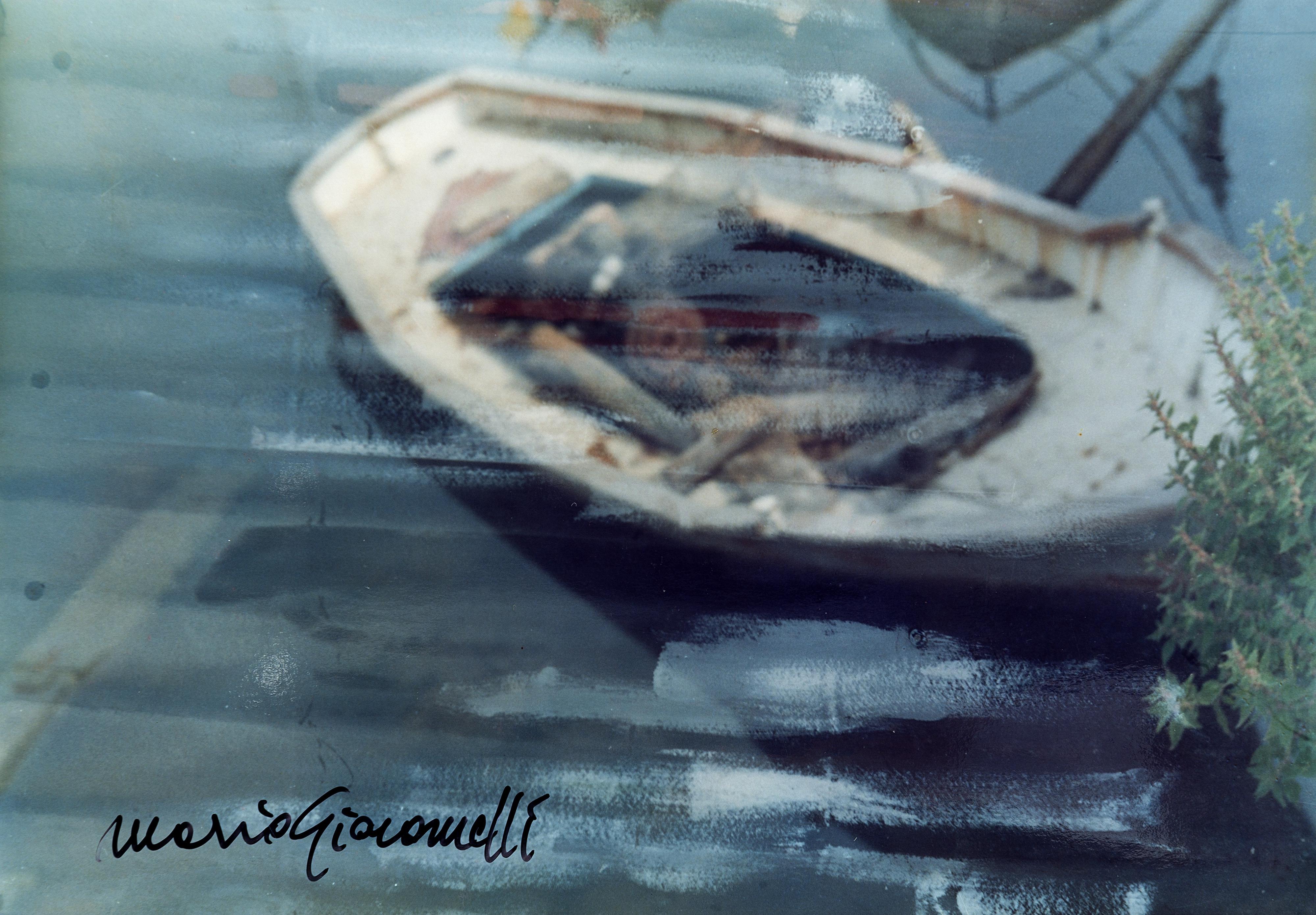 Mario Giacomelli - Barca con fotomontaggio 1980