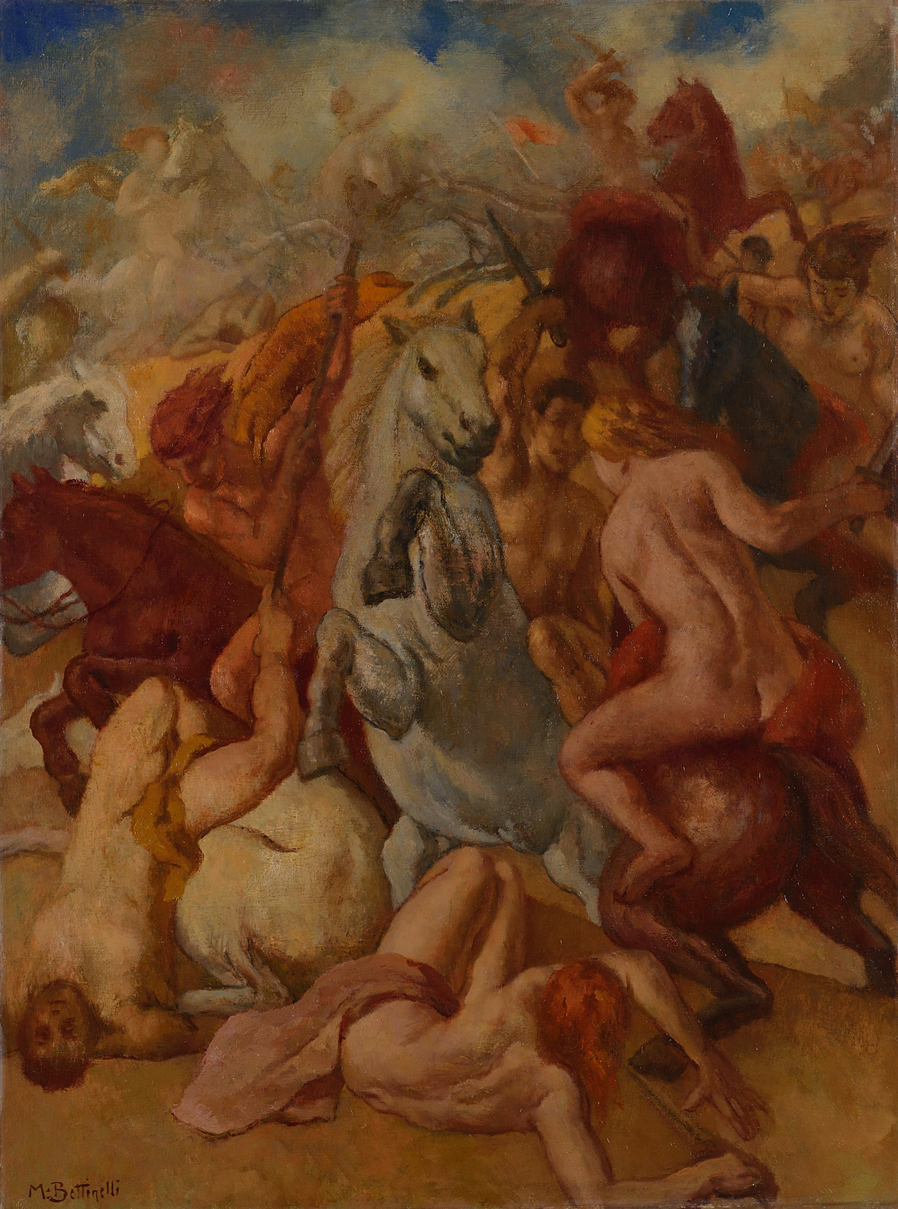 Mario Giuseppe Bettinelli - Scena di battaglia