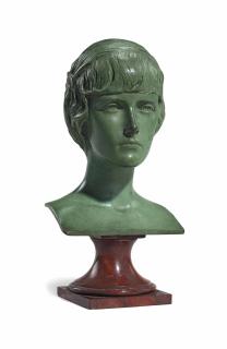 Mario Joseph Korbel - Portrait Bust of Andrée Clark (1902-1919)
