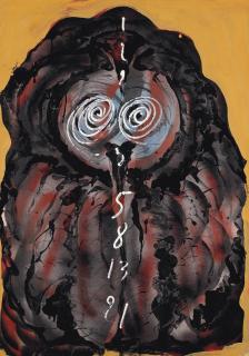 Mario Merz - Occhi con numeri