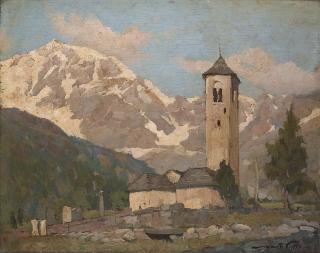 Mario Moretti Foggia - Chiesetta a Macugnaga