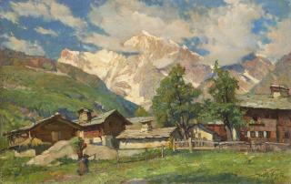 Mario Moretti Foggia - Il Monte Rosa e la frazione Pecetto