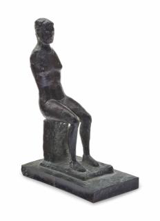Mario Negri - Untitled (seated nude)