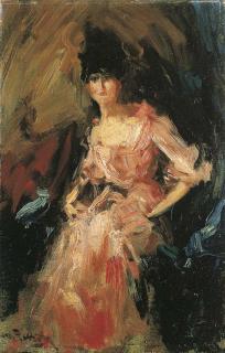 Mario Pobbiati - Damina in rosa