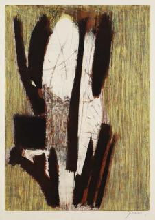 Mario Prassinos - 2 sheets: Abstrakte Kompositionen