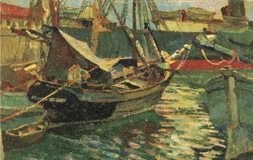 Mario Puccini - Porto di Livorno, 1914-1916