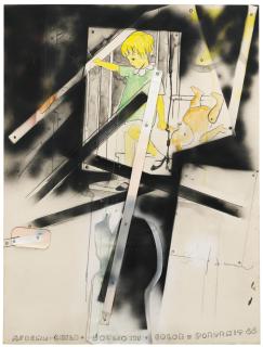 Mario Schifano - Afdera + Child + Boccioni + Color = Portrait 66