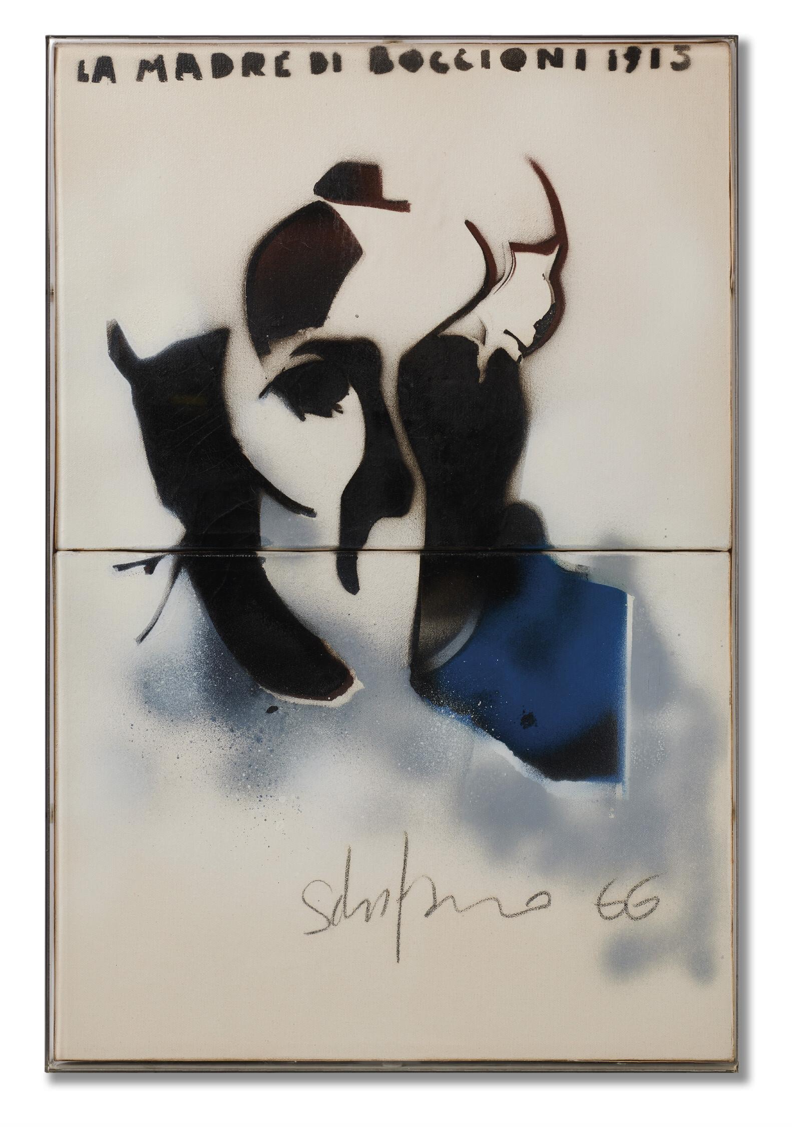 Mario Schifano - La madre di Boccioni 1913