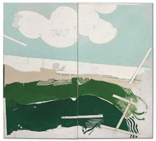 Mario Schifano - Paesaggio anemico III