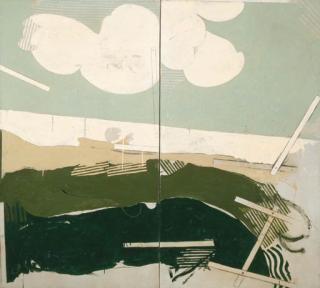 Mario Schifano - Paesaggio anemico III