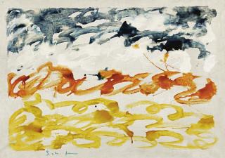 Mario Schifano - Paesaggio anemico