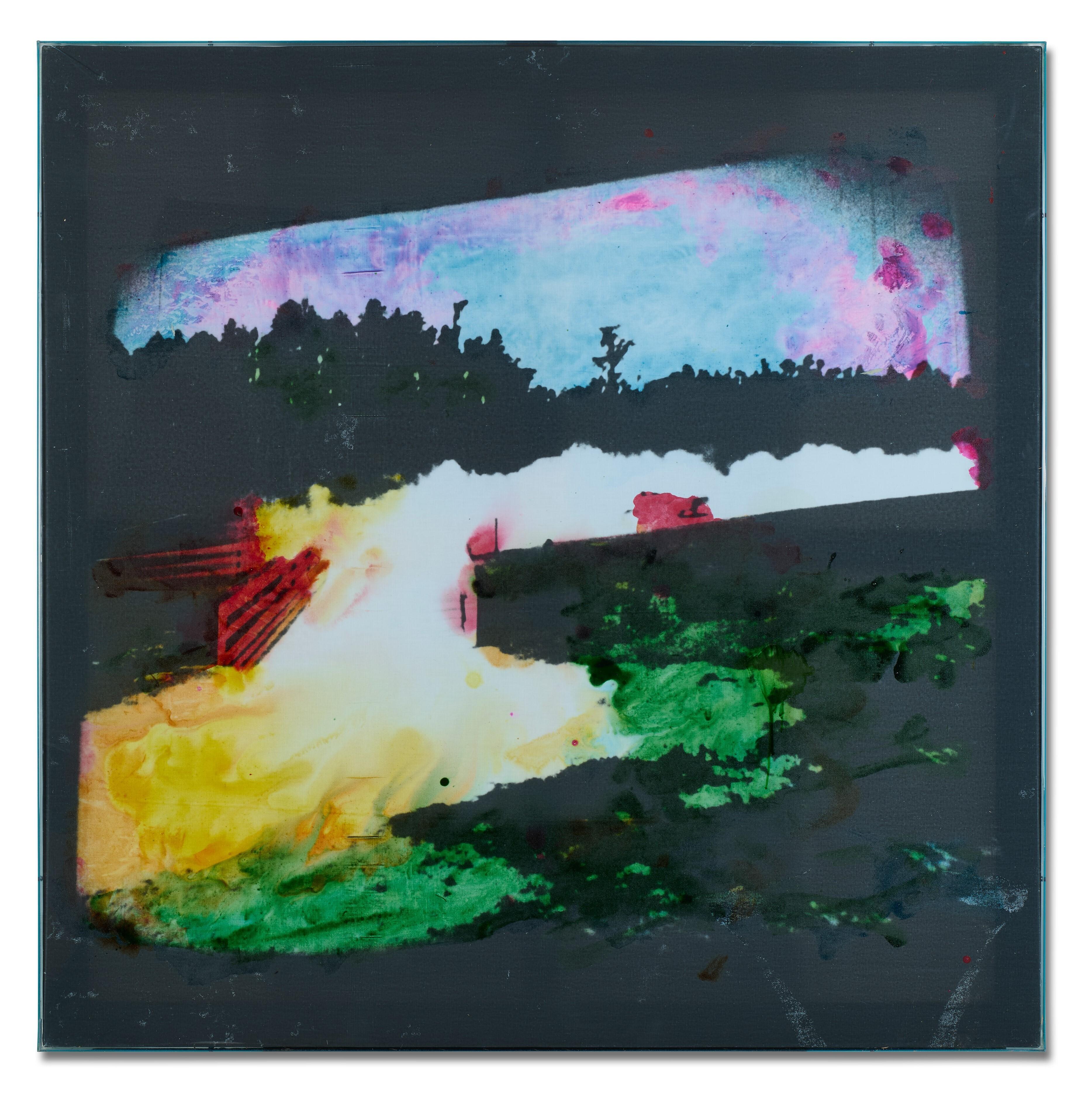 Mario Schifano - Paesaggio TV