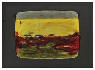 Mario Schifano - Paesaggio TV