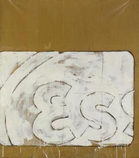 Mario Schifano - Particolare del disegno di energia bianco