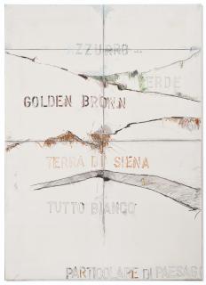 Mario Schifano - Particolare di paesaggio