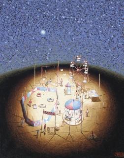 Mario Segundo Pérez - Noche de primavera en el Francis Park