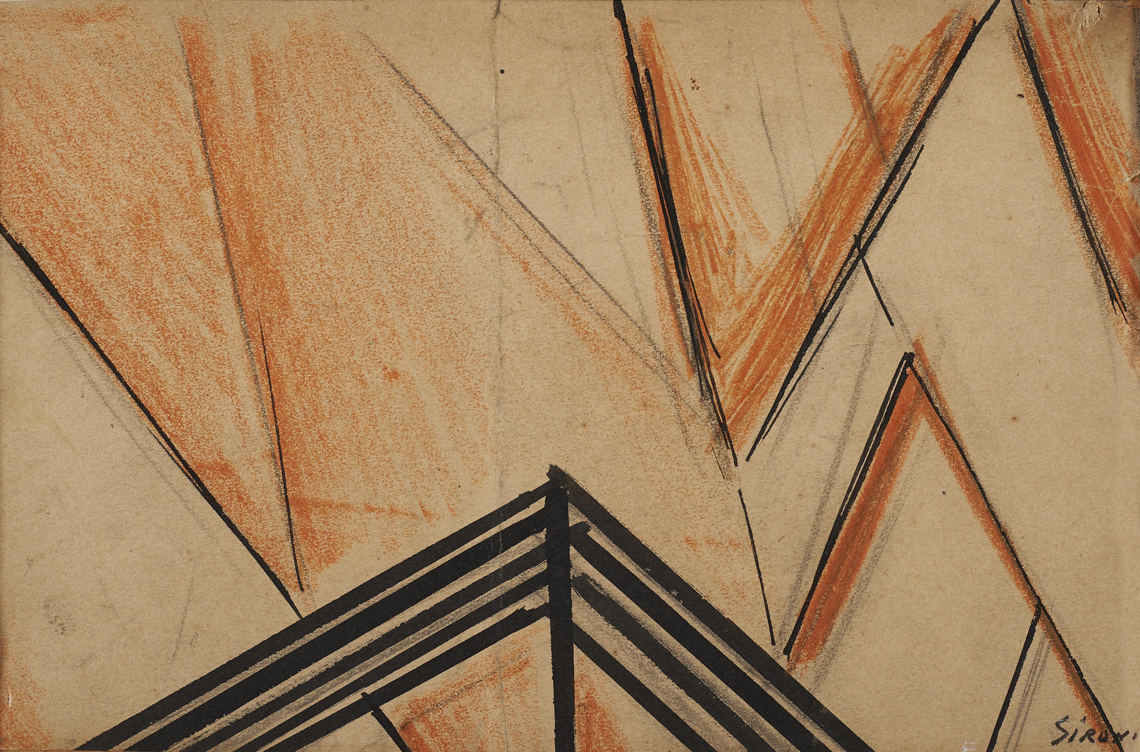 Mario Sironi - Composizione futurista