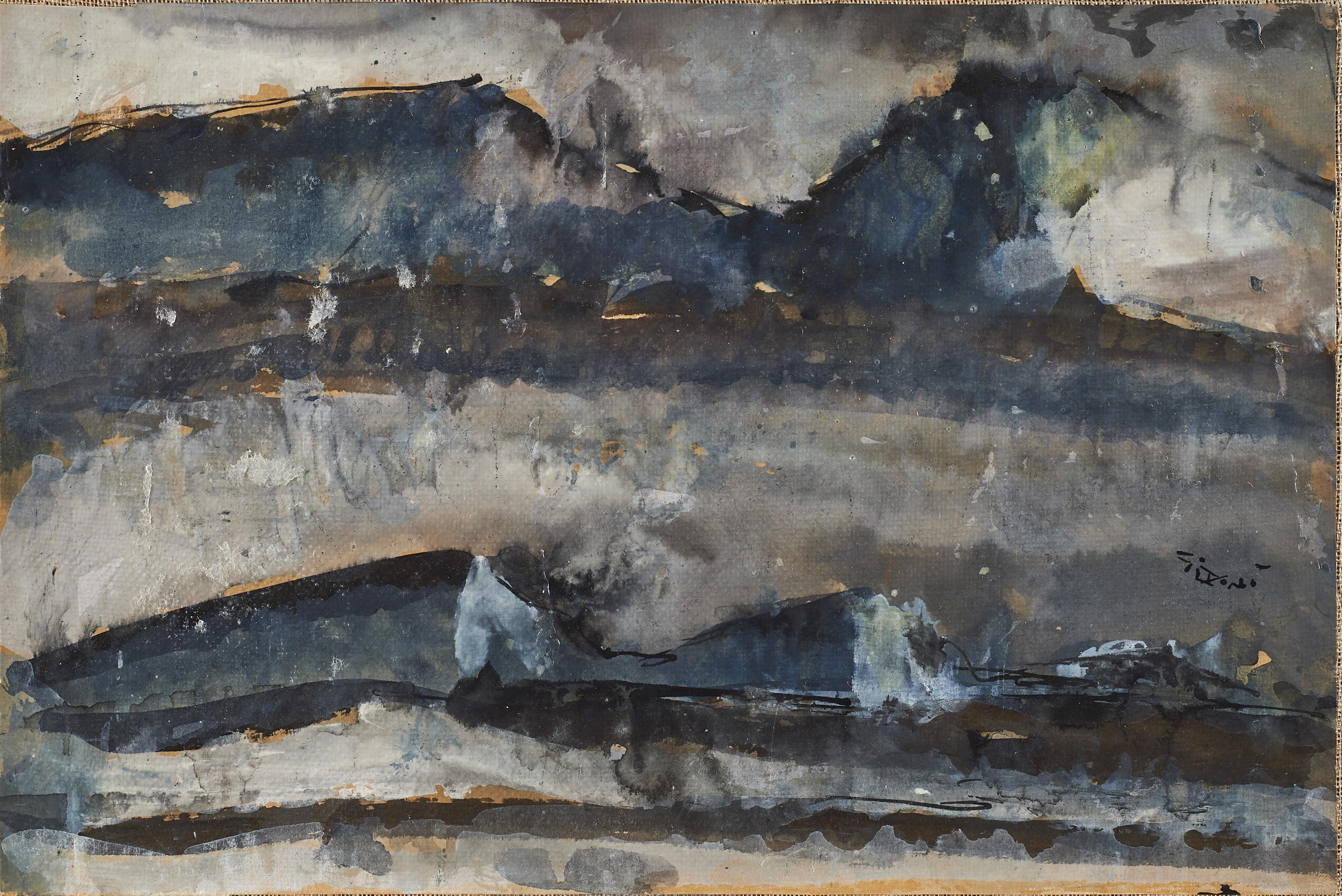 Mario Sironi - Montagne