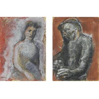 Mario Sironi - Untitled: A Pair Of Drawings