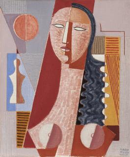 Mario Tozzi - Figura con capelli lunghi