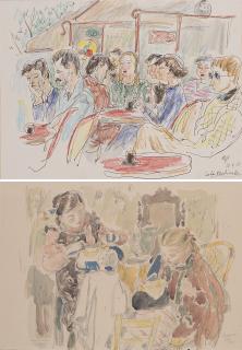 Mario Vellani Marchi - Merlettaie nell\'interno. Burano