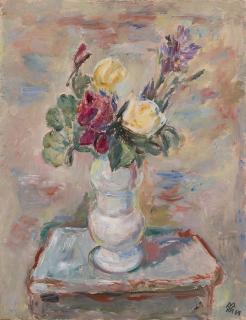 Mario Vellani Marchi - Vasetto antico e fiori